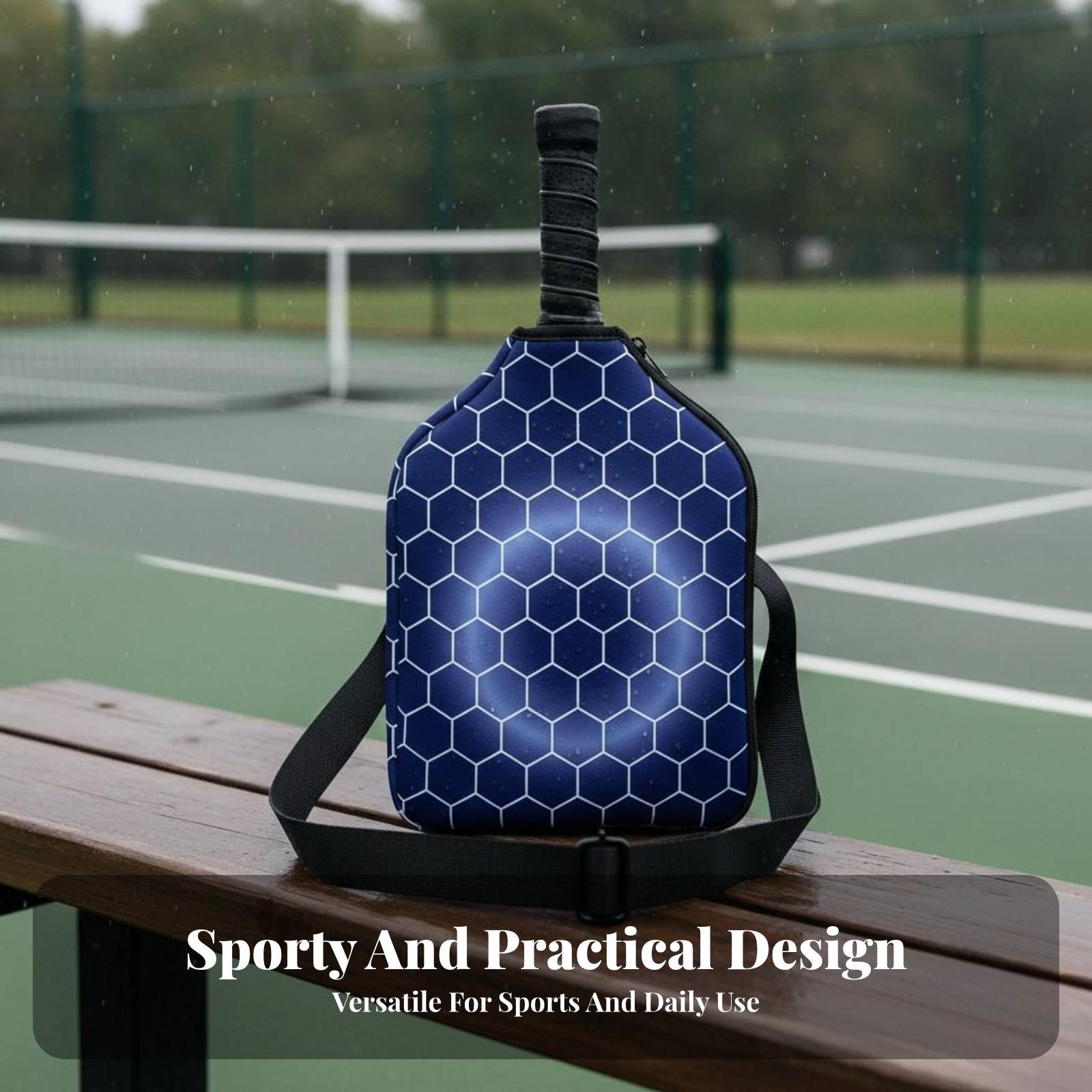 Pickleball Paddle - 스포티한 네오프렌 피클볼 라켓 커버, 피클볼