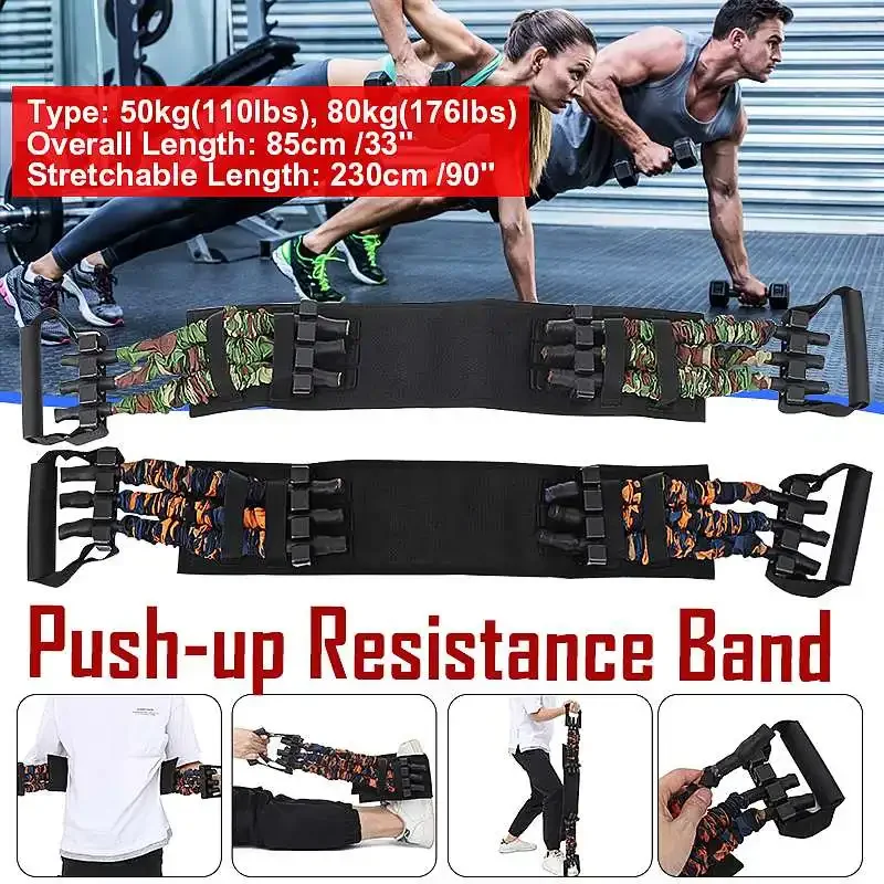저항 밴드 벤치 프레스 이동식 가슴 근육 빌더 팔 확장 - Sports Equipment Images 리뷰 및 가격