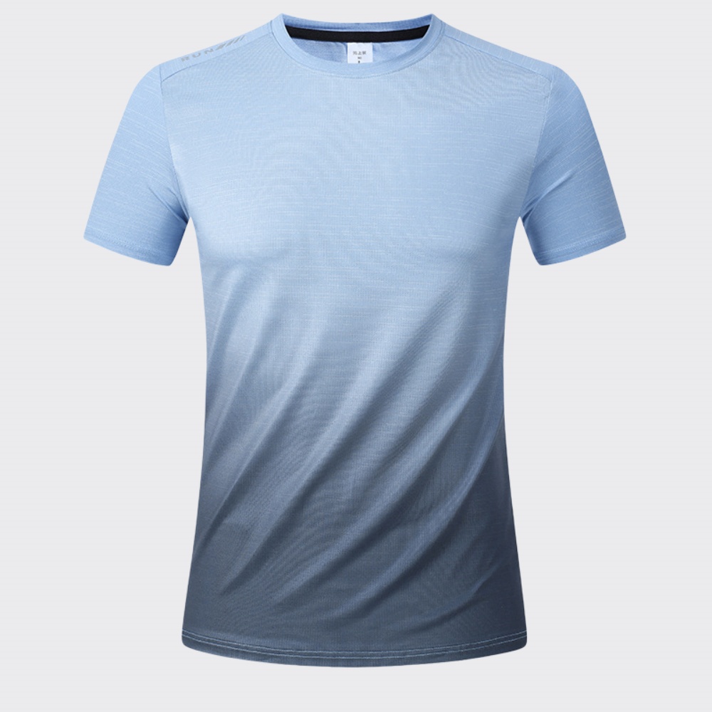 남성 피트니스 러닝 티셔츠 체육관 스포츠 그라데이션 셔 - Sports Equipment Logos 리뷰 및 가격