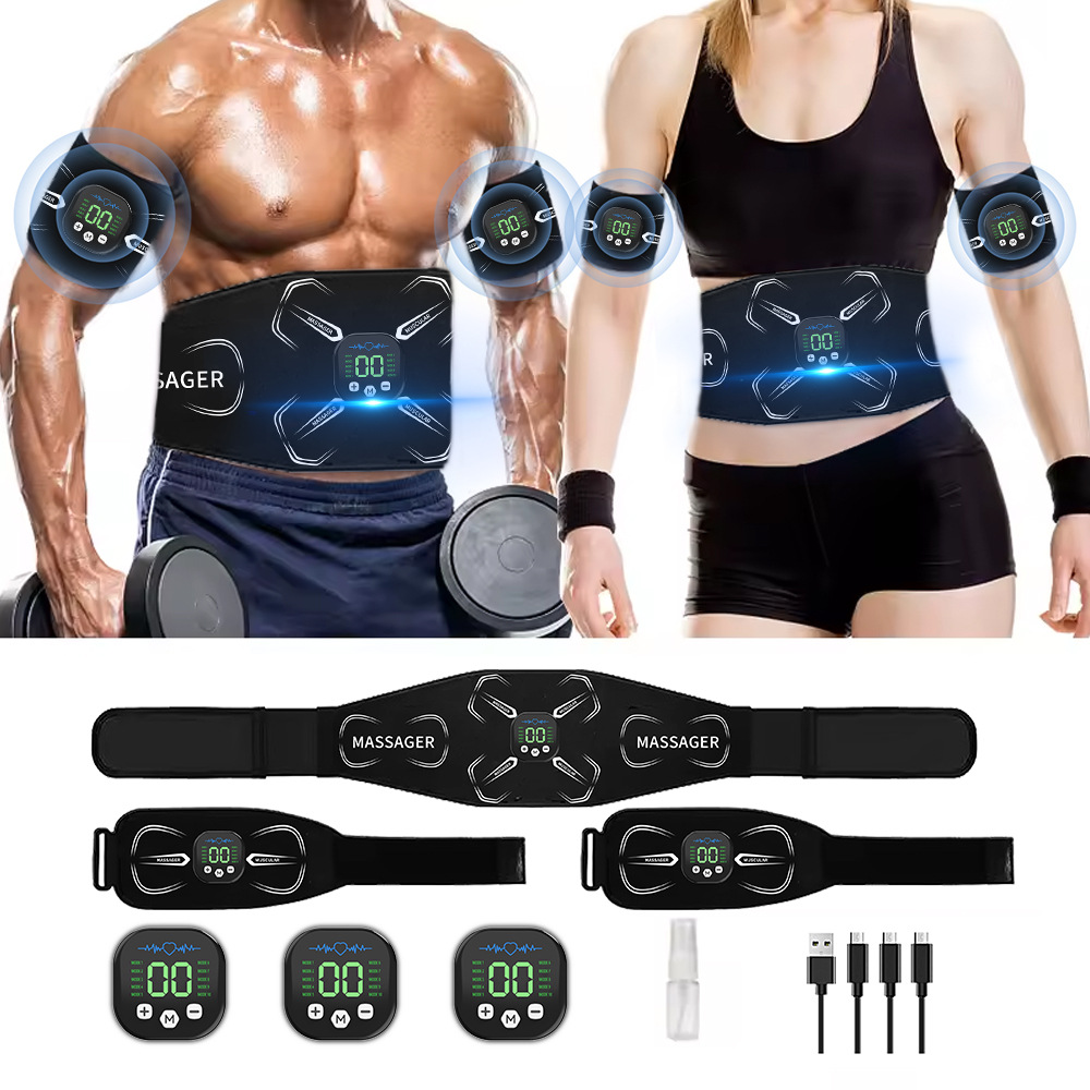 EMS 근육 자극기 복부 트레이너 복근 토너 팔 배 다 - Sports Equipment Images 리뷰 및 가격