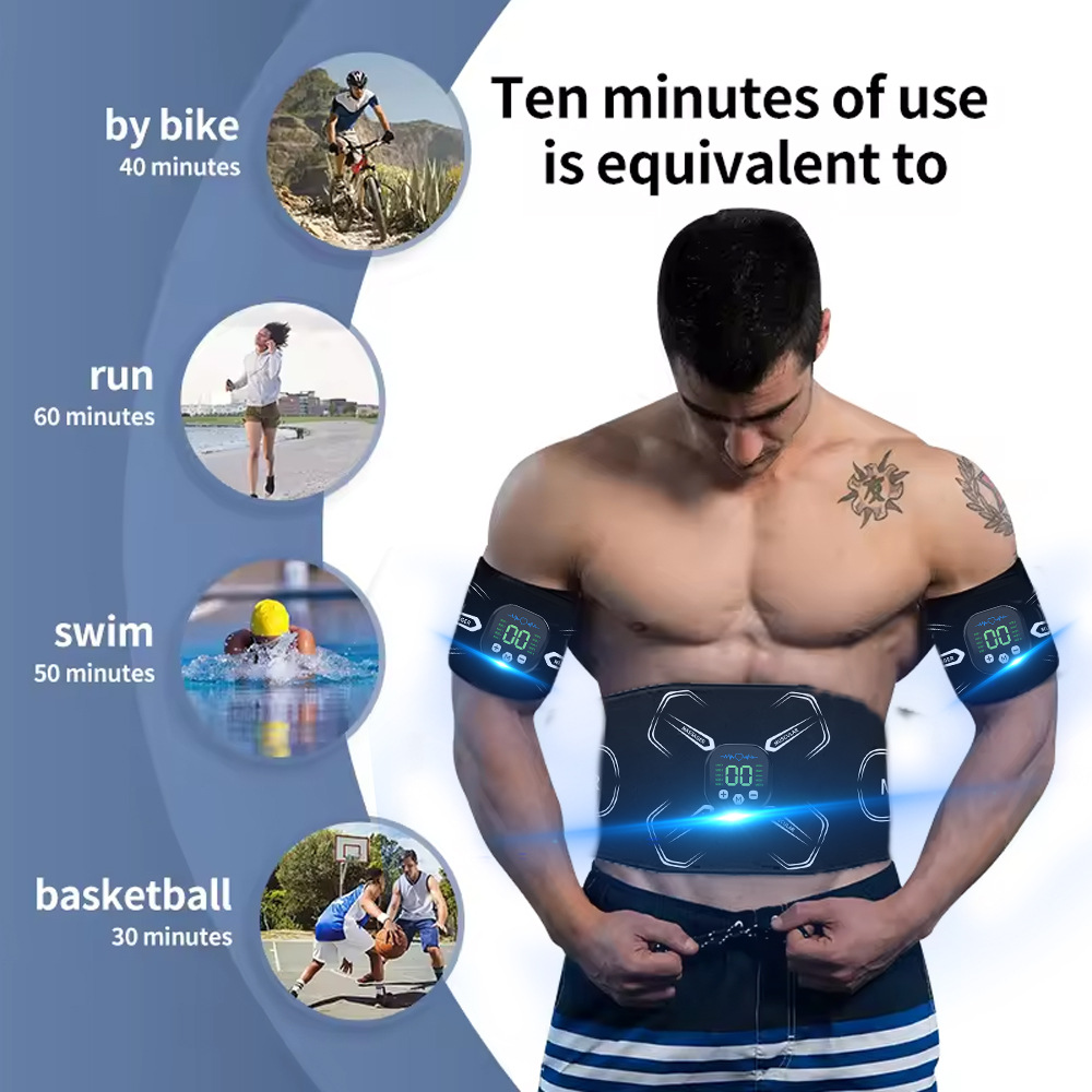 EMS 근육 자극기 복부 트레이너 복근 토너 팔 배 다 - Sports Equipment Images 리뷰 및 가격
